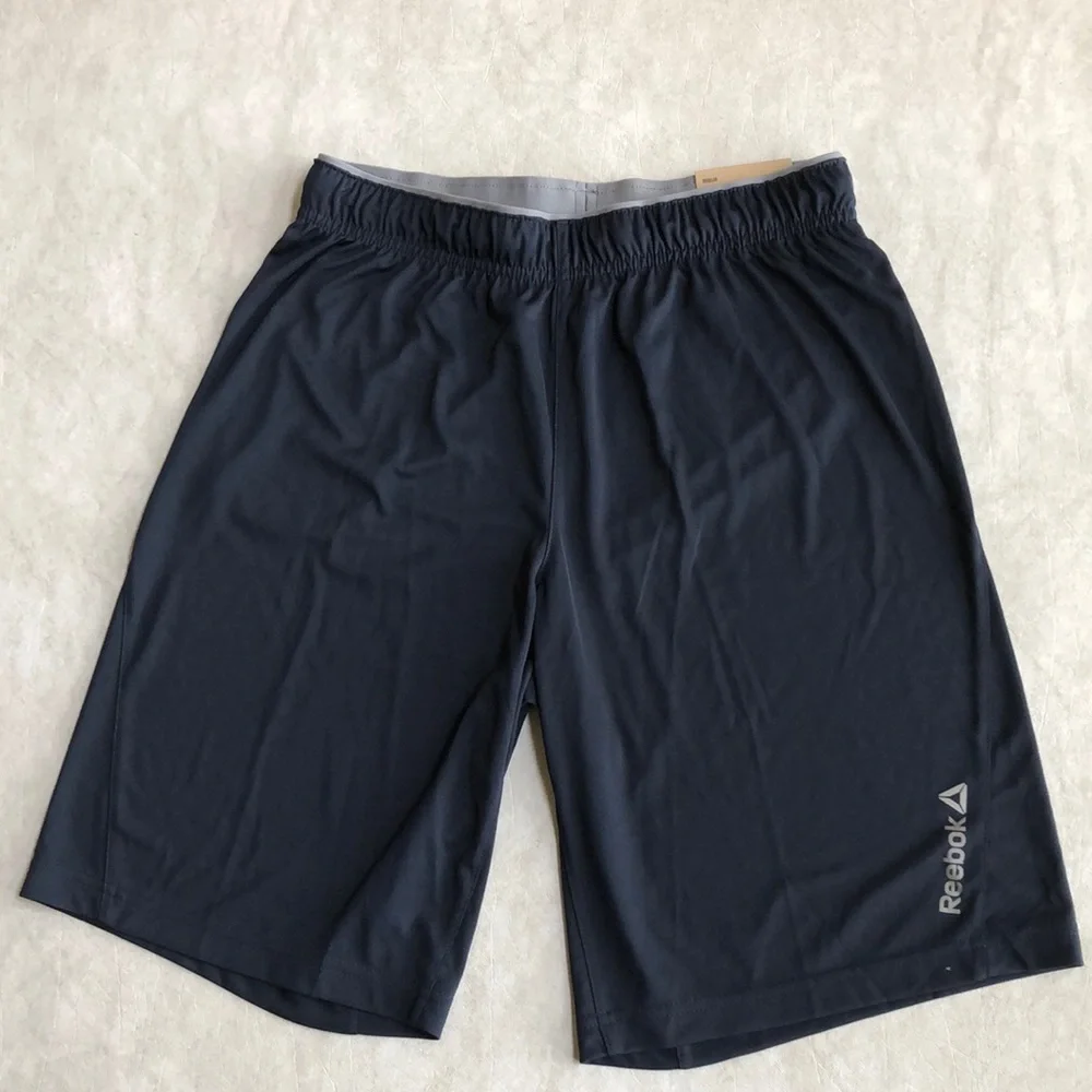 Reebok Men’s PlayDry Classic Cut for Built-In Performance Workout Shorts Size S